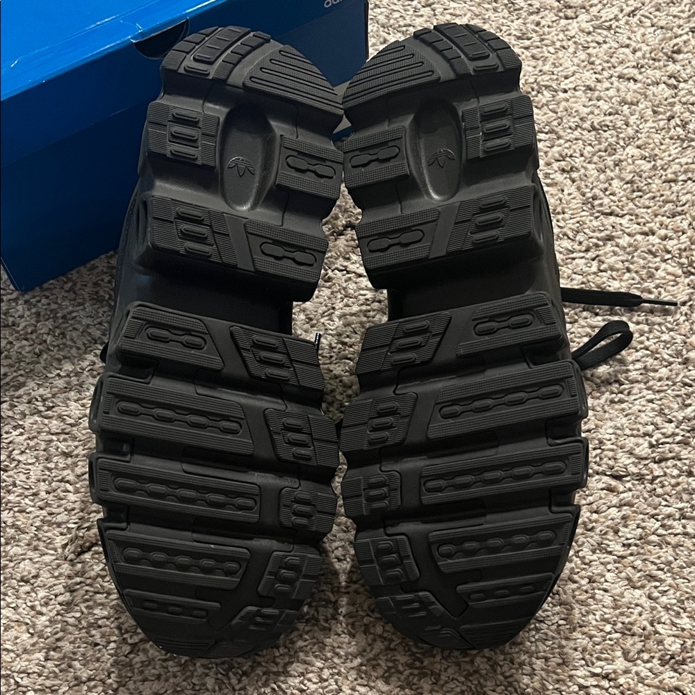 Adidas Adifom Megaride Triple Black Running Shoes With Box - Picture 4 of 11